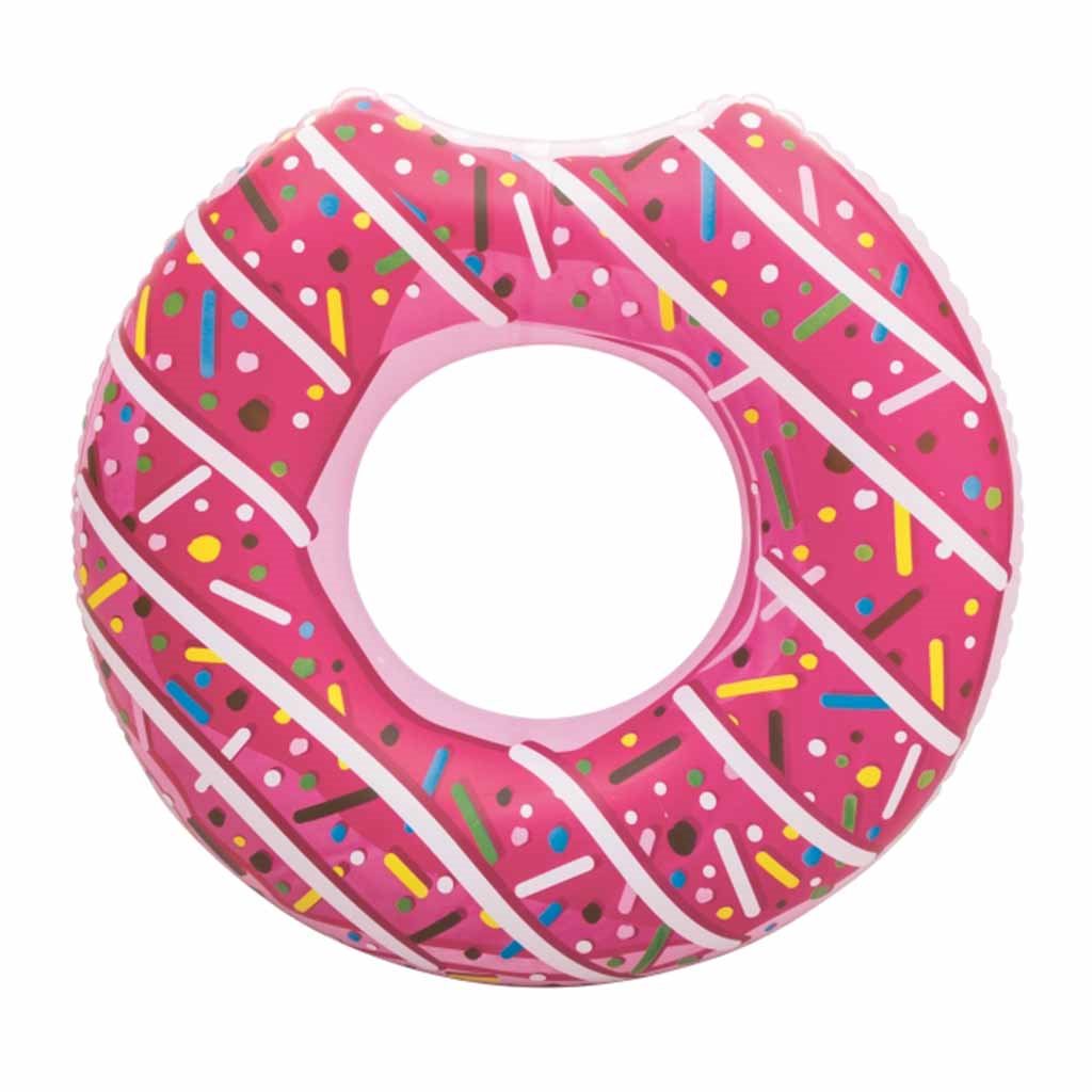 Detský veľký nafukovací kruh Bestway DONUT 107cm ružový